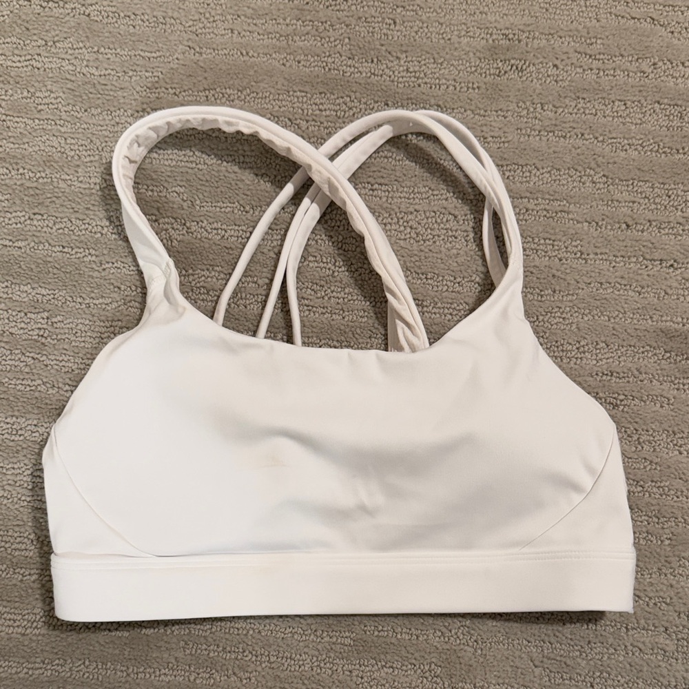 Athleta White Sports Bra